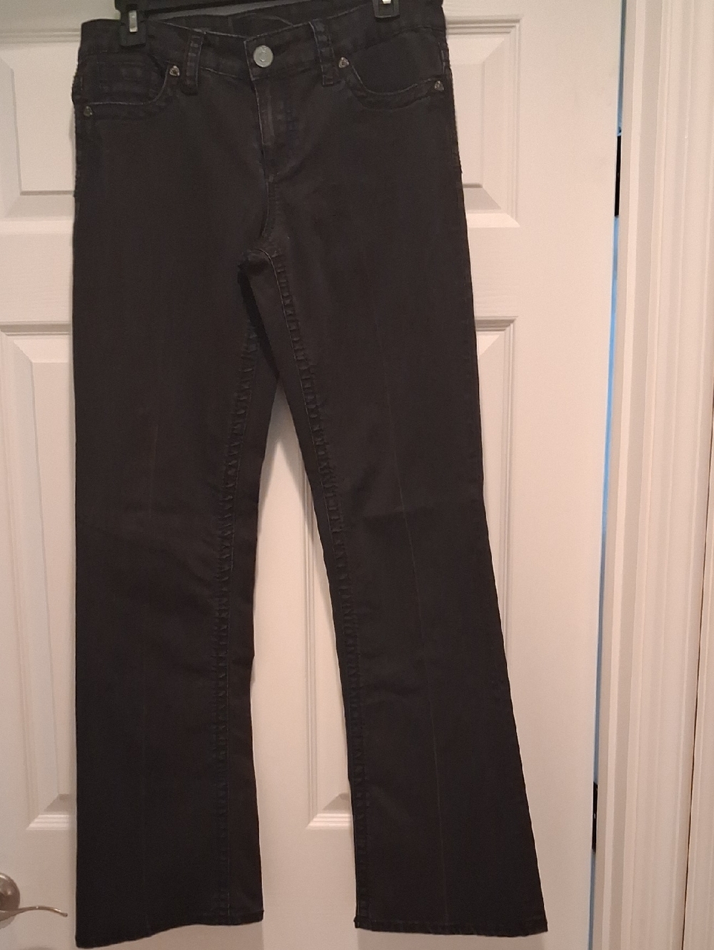 KUT Washed Black Jeans In